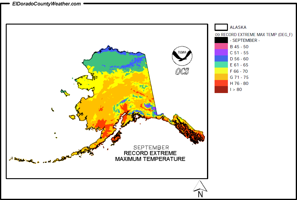 Alaska Annual Record Extreme Maximum Temperature